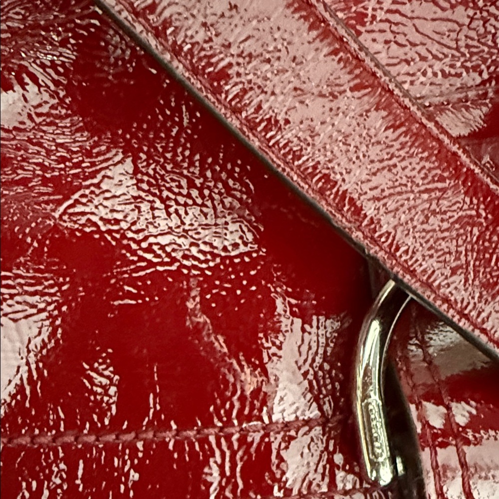 Coach Burgundy Crossbody Bag - Picture 7 of 10